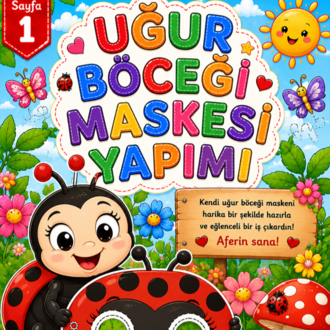 Uğur Böceği Maske Çalışması