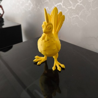 Hareketli Horoz Figürü - Eklemli Masaüstü Aksesuarı