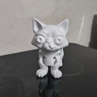 Eklemli Masaüstü Aksesuarı - Hareketli Kedi 1