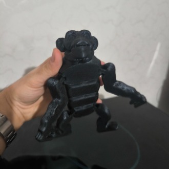 Hareketli Şempanze Figürü - Eklemli Masaüstü Aksesuarı