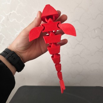 Hareketli Koi Japon Balığı - Eklemli Masaüstü Aksesuarı
