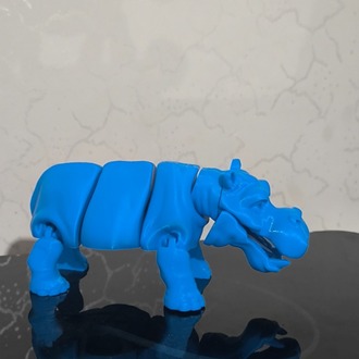 Hareketli Stres Figürü: Tombul Su Aygırı (Hippotam)