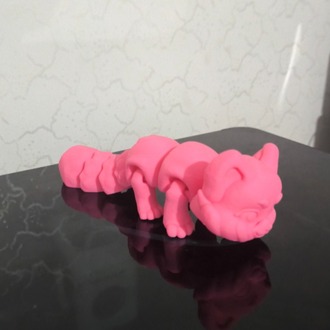 Hareketli Stres Figürü: Sevimli Eklemli Kızıl Panda