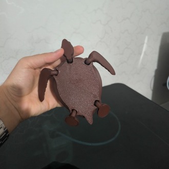 Hareketli Su Kaplumbağası - Eklemli Masaüstü Aksesuarı