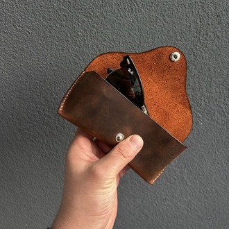 El Yapımı Hakiki Deri Ray Ban Güneş Gözlüğü Kılıfı