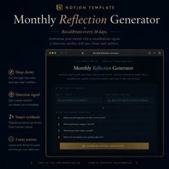 CLARITY — Life Direction OS