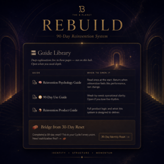 REBUILD — 90-Day Reinvention System