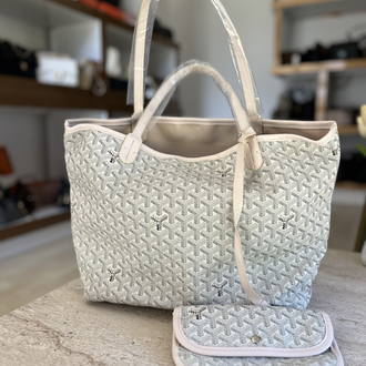 GOYARD VIP ORTA BOY/ KIRIK BEYAZ AÇIK KREM