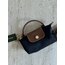 Longchamp Xs Siyah Deri Askı+kayış ile