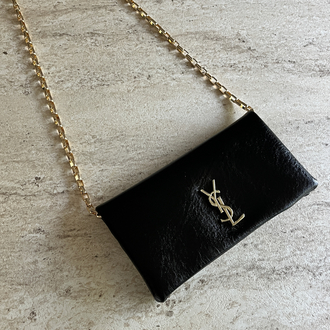 SAİNT LAURENT BAG WİTH CHAİN VIP/GOLD AKSESUAR