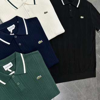 Lcst Siyah Triko Polo Yaka T-Shirt