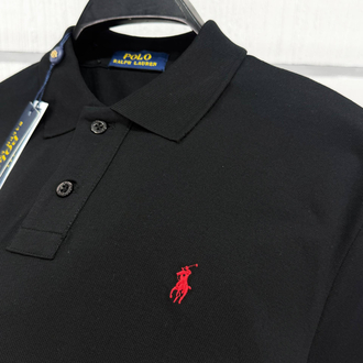 Ralph Laurn Yeni Sezon Siyah Polo Yaka