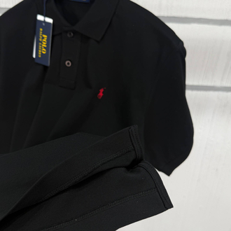 Ralph Laurn Yeni Sezon Siyah Polo Yaka