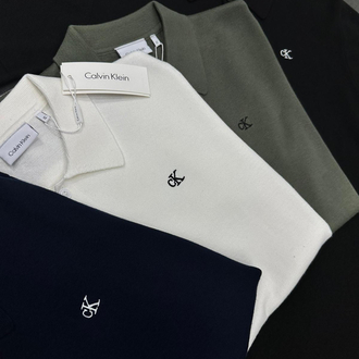 Calvn Klein Siyah Triko Polo Yaka T-Shirt