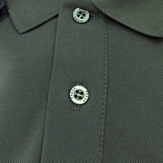Prada Haki Metal Arma Polo Yaka T-Shirt