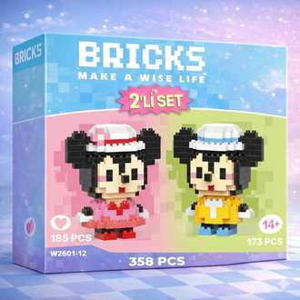 Minnie ve Mickey Mouse Set 