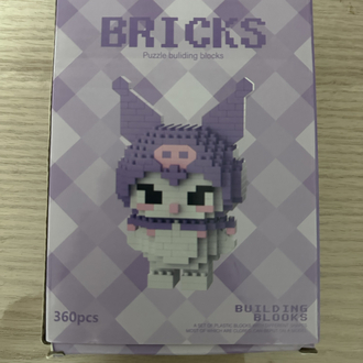 Büyük Boy Kuromi Bricks  - Mor