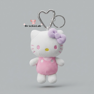 Hello Kitty Peluş Anahtarlık – Lavender Kitty