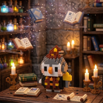 Harry Potter Baykuş Figür Mini Bricks Hedwig
