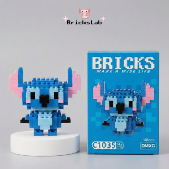 Stitch Mini Bricks Figür 
