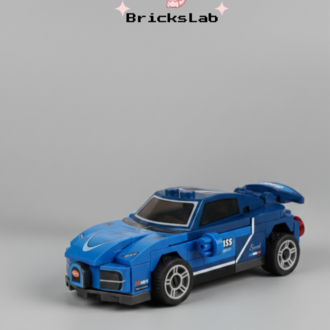 Mini Lego Çek-Bırak Spor Araba Yapım Seti (64 Parça)