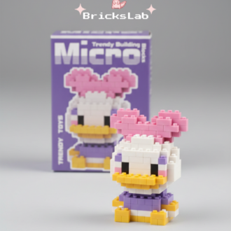Bebek Donald & Daisy Duck Mini Figür Seti 3D Puzzle – Mini İkili Yapı Oyuncağı