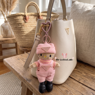 Hello Kitty Peluş Anahtarlık – Pink Couture