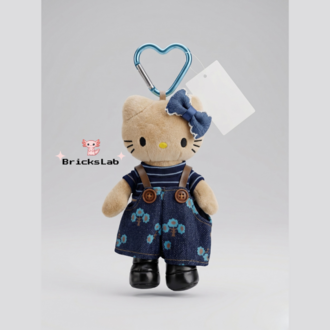Hello Kitty Peluş Anahtarlık – Winter Denim