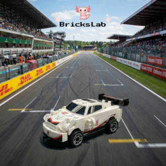 Mini Lego Çek-Bırak Spor Araba Yapım Seti