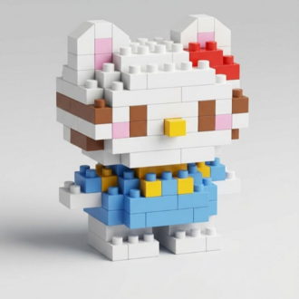 Hello Kitty Mini Bricks Figür – Mavi