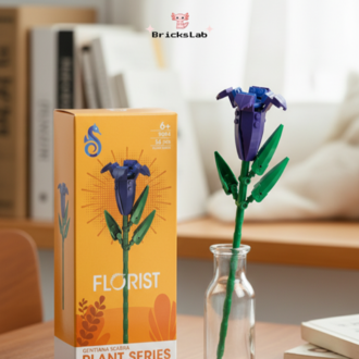 Brick Çiçek Gentiana – Derin Mavi Zarafet