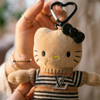Hello Kitty Peluş Anahtarlık – Mocha Luxe