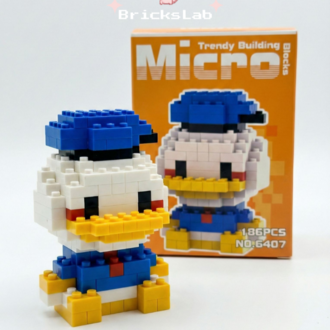 Bebek Donald & Daisy Duck Mini Figür Seti 3D Puzzle – Mini İkili Yapı Oyuncağı