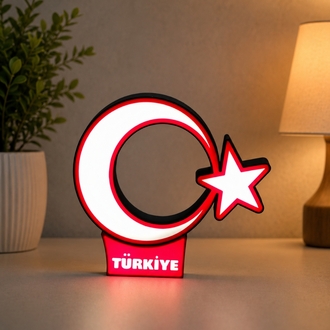 Türkiye LED Ay Yıldız Lamba