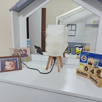 3D Baskı Premium Tasarım Abajur