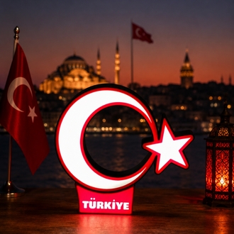 Türkiye LED Ay Yıldız Lamba
