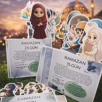 Ramazan Masaüstü Takvimi Çocuk Figürlü