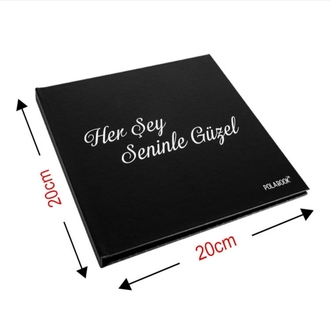 Polabook Anı Defteri – Fotoğraf + Beyaz Kalem Hediyeli!