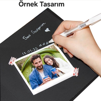 Polabook Anı Defteri – Fotoğraf + Beyaz Kalem Hediyeli!