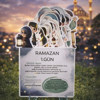 Ramazan Masaüstü Takvimi Çocuk Figürlü