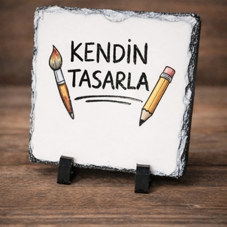 Doğal Taş Dekor  Kişiye Özel Baski