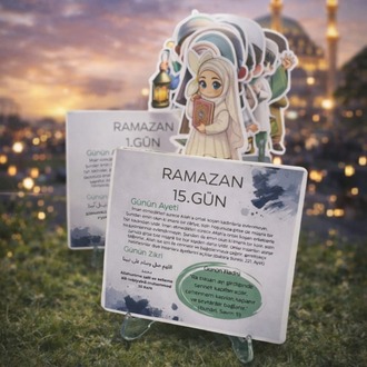 Ramazan Masaüstü Takvimi Çocuk Figürlü