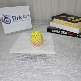 Hareketli Ejderha Yumurtası 3D baski