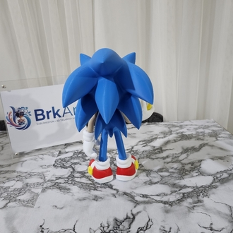 Sonic 3D Baskı Hız Figürü (Dekoratif Koleksiyon Ürünü)