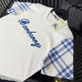 BURBERRY NAKIŞ VE KOL DETAY PREMİUM T-SHIRT