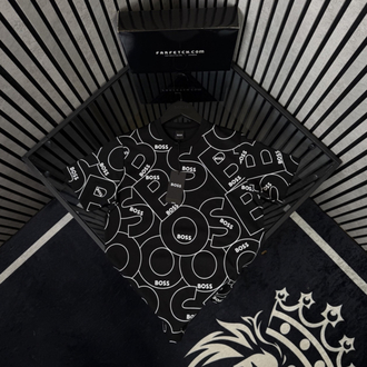 BOSS PREMİUM T-SHIRT FULL BASKI DETAY