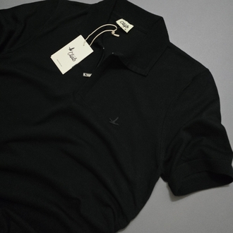 Erkek Normal Fit Triko Tshirt Siyah