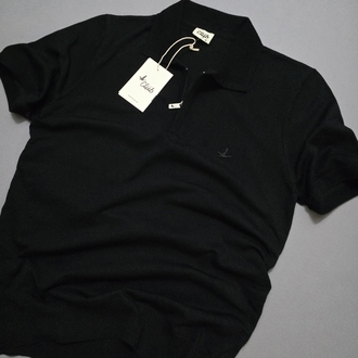 Erkek Normal Fit Triko Tshirt Siyah