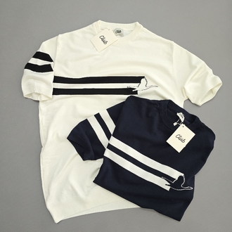 Erkek Normal Fit Triko Tshirt Beyaz 