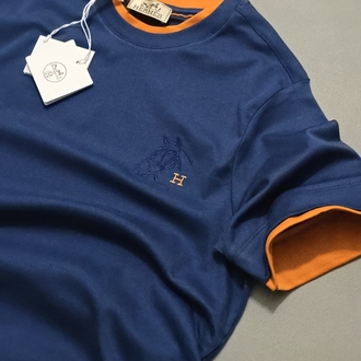 Erkek Normal Fit Tshirt Gece Mavisi